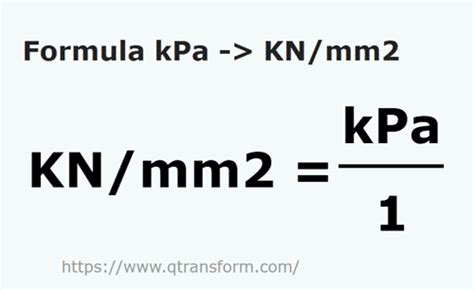 kpa unit n/mm2